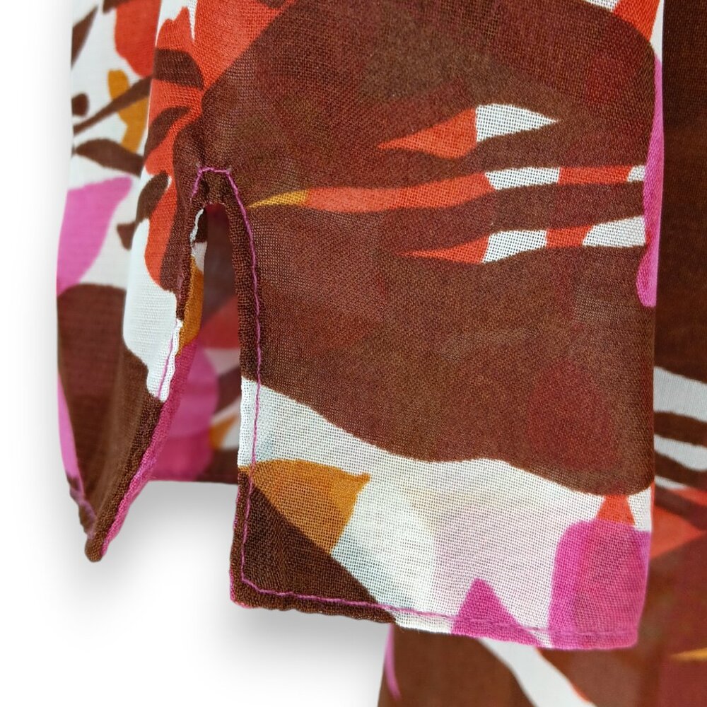 Apparenza- Women's 2 piece Top-SMALL-Tank & Blouse- Light-Floral-Pink-Cream - Picture 9 of 13